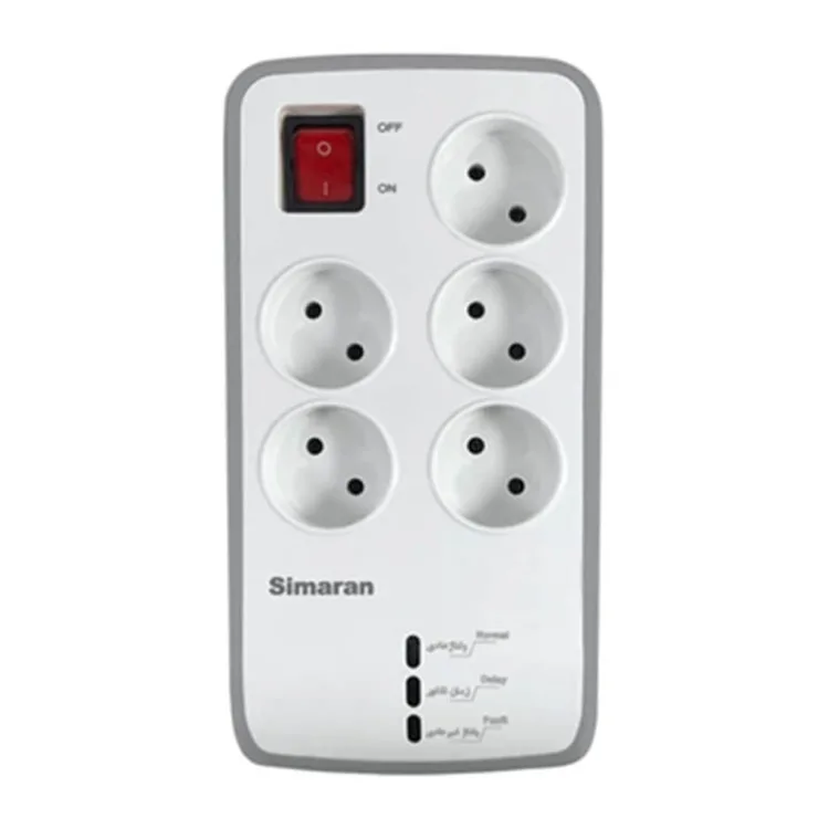 محافظ ولتاژ 5 راهی صوتی و تصویری بدون ارت مدل SM-525-28-N (کابل 280)