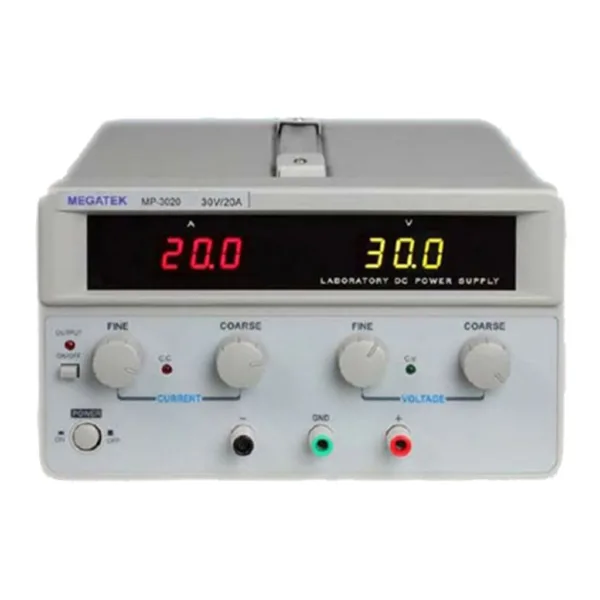 منبع تغذیه متغیر تک دیجیتال 30 ولت 10 آمپر مگاتک Megatek MP-3010