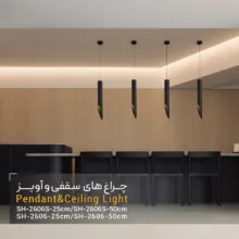 آویز سقفى روکار SH-2605S-25cm